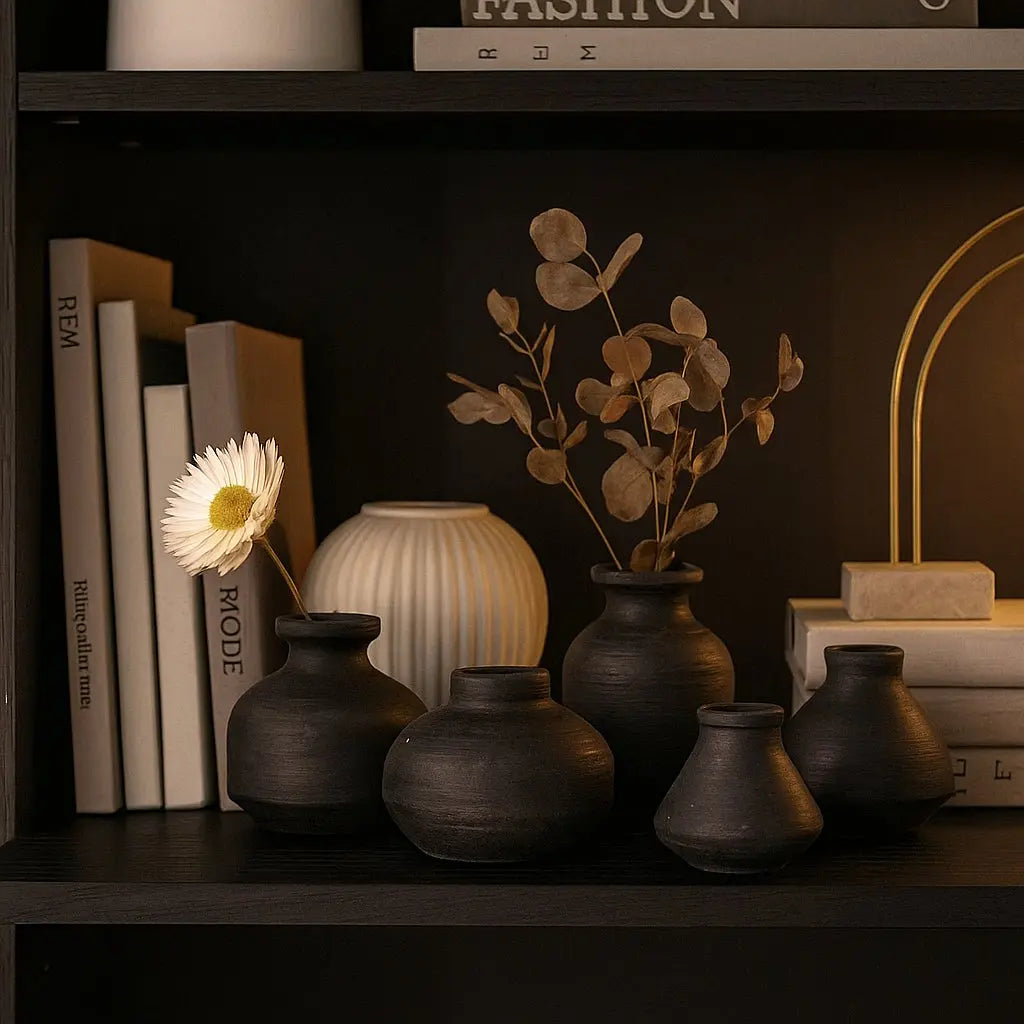 Σετ Διακοσμητικά Βάζα FLODA | Από Χειροποίητη Terracotta (6 τμχ) Phos & Gaia