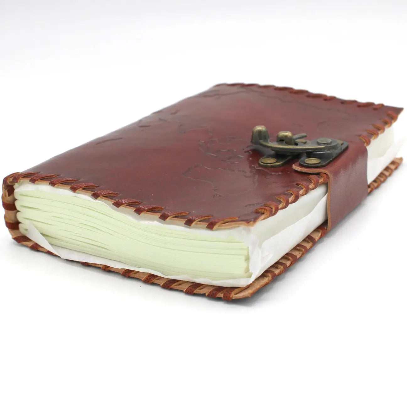 Σημειωματάριο Ταξιδιού | Χειροποίητο με Ανάγλυφο Χάρτη Phos & Gaia