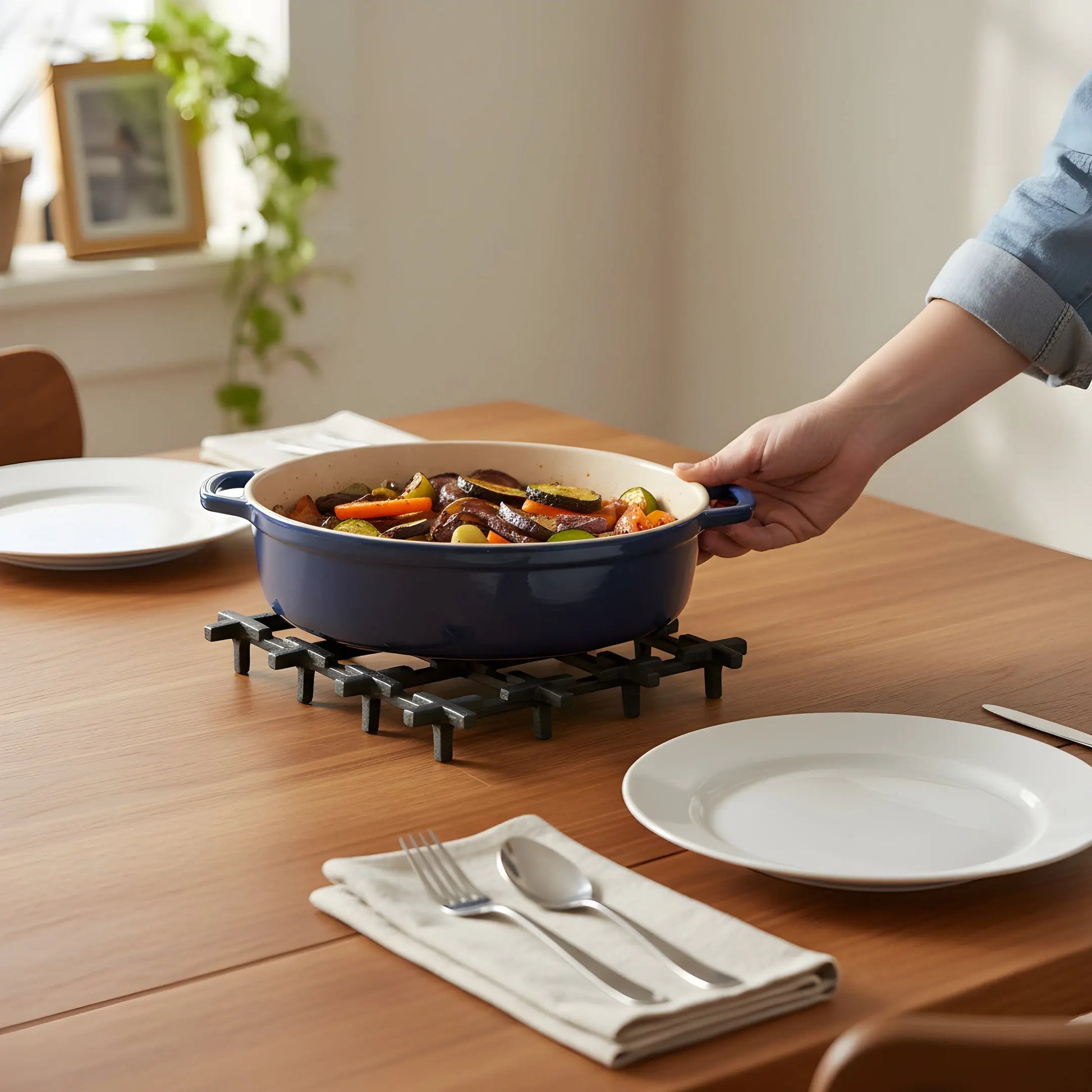 Σουπλά Κατσαρόλας ODIN | Χειροποίητο Από Σίδηρο Phos & Gaia