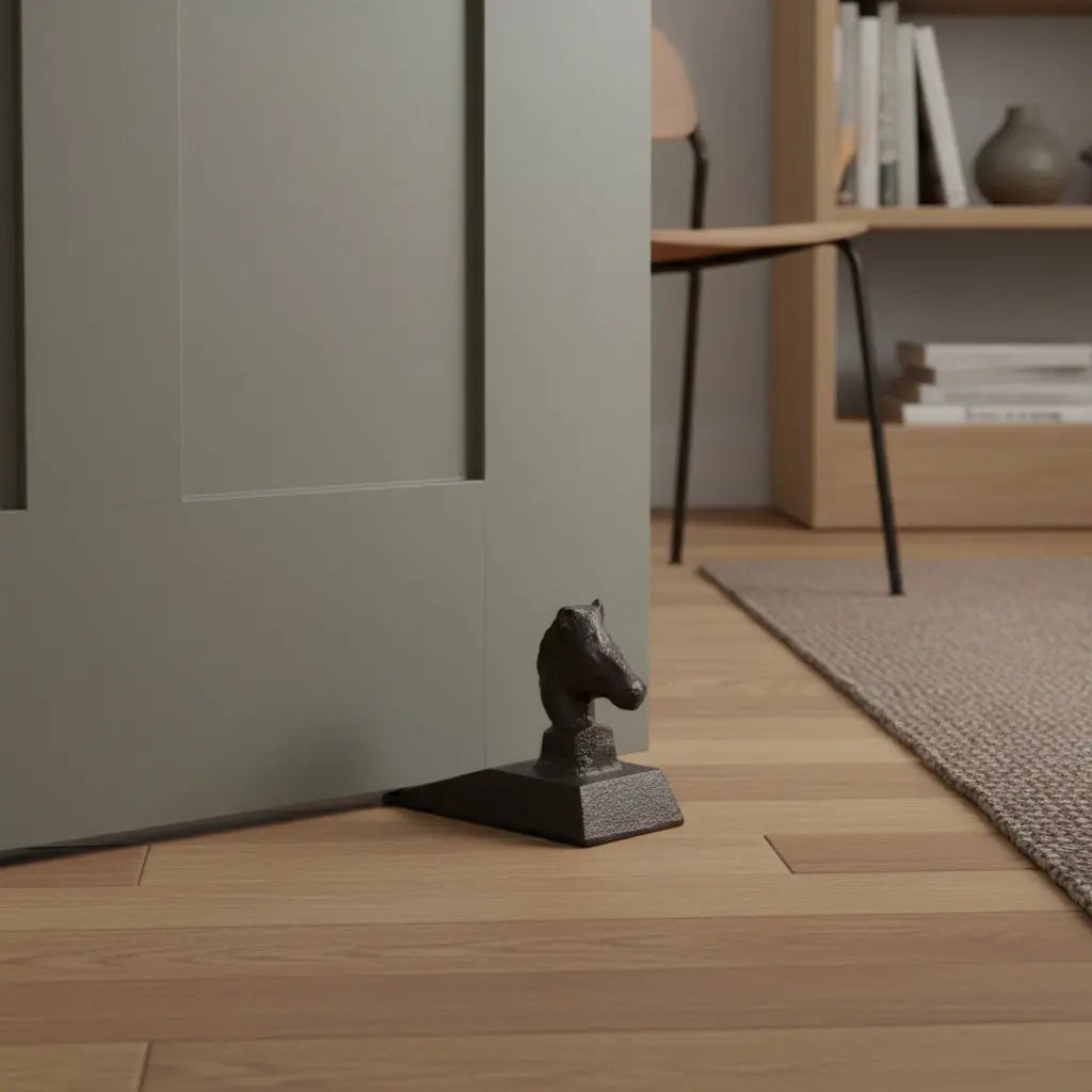 Στοπ Πόρτας | Από Σίδηρο με Γλυπτική Μορφή Αλόγου Phos & Gaia