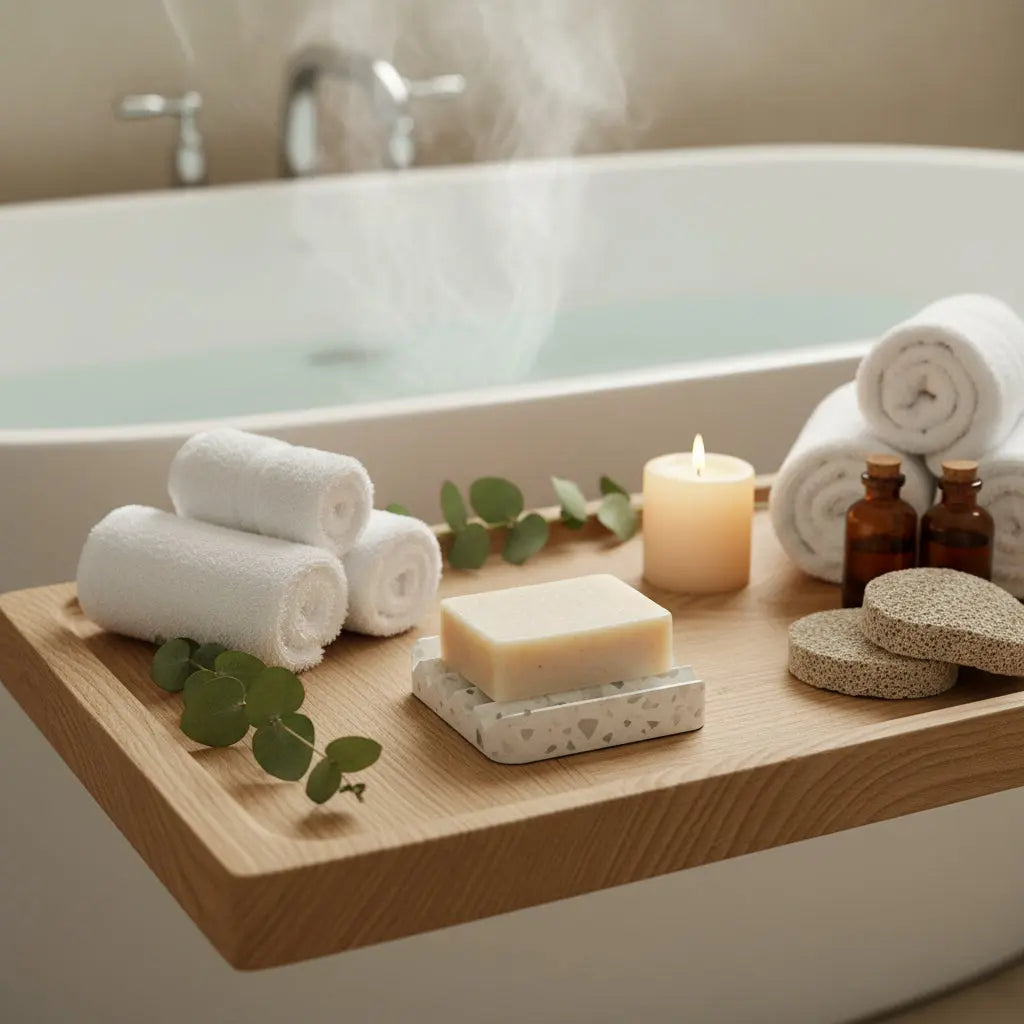 Τετράγωνη Βάση Σαπουνιού | Χειροποίητη από Ανακυκλωμένο Υλικό Phos & Gaia