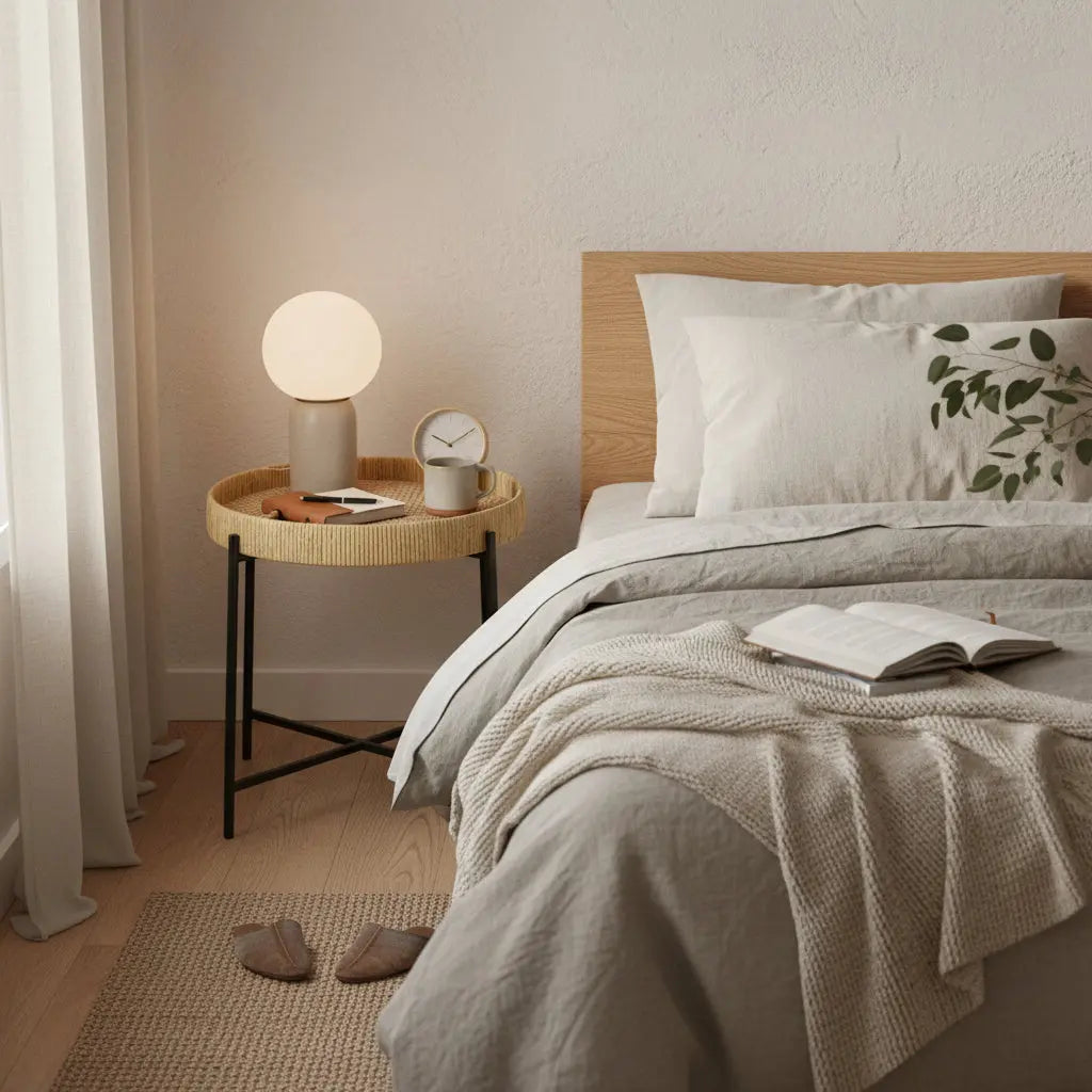 Βοηθητικό Τραπεζάκι Vero | Πτυσσόμενο με Μεταλλική Βάση & Σχοινί Phos & Gaia