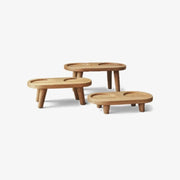 Βάση Μπολ Κατοικιδίου Ava | Από Δρυ με Ανυψωμένο Σχεδιασμό Phos & Gaia