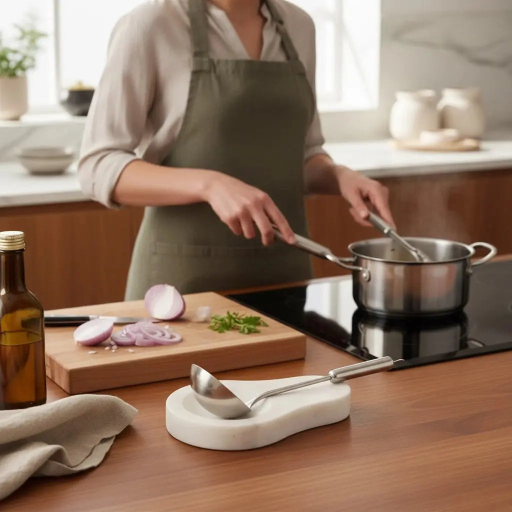 Βάση Κουτάλας Bela | Από Μάρμαρο με Οργανική Φόρμα Phos & Gaia