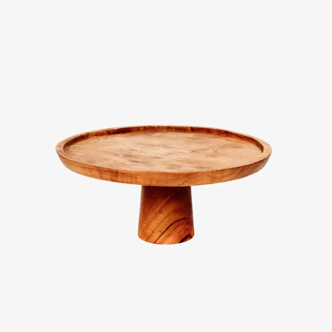 Μεγάλη χειροποίητη βάση παρουσίασης Teak Root από ξύλο teak