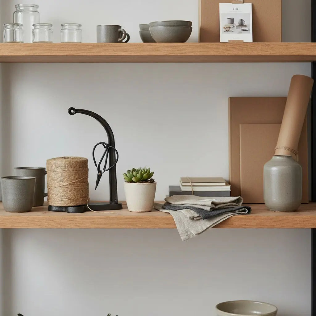 Βάση Σπάγκου με Ψαλίδι | Από Μαντέμι Βιομηχανικού Στυλ Phos & Gaia