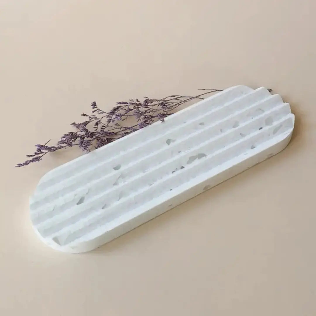 Βάση Τριών Σαπουνιών | Χειροποίητη Με Μαρμάρινη Όψη Phos & Gaia