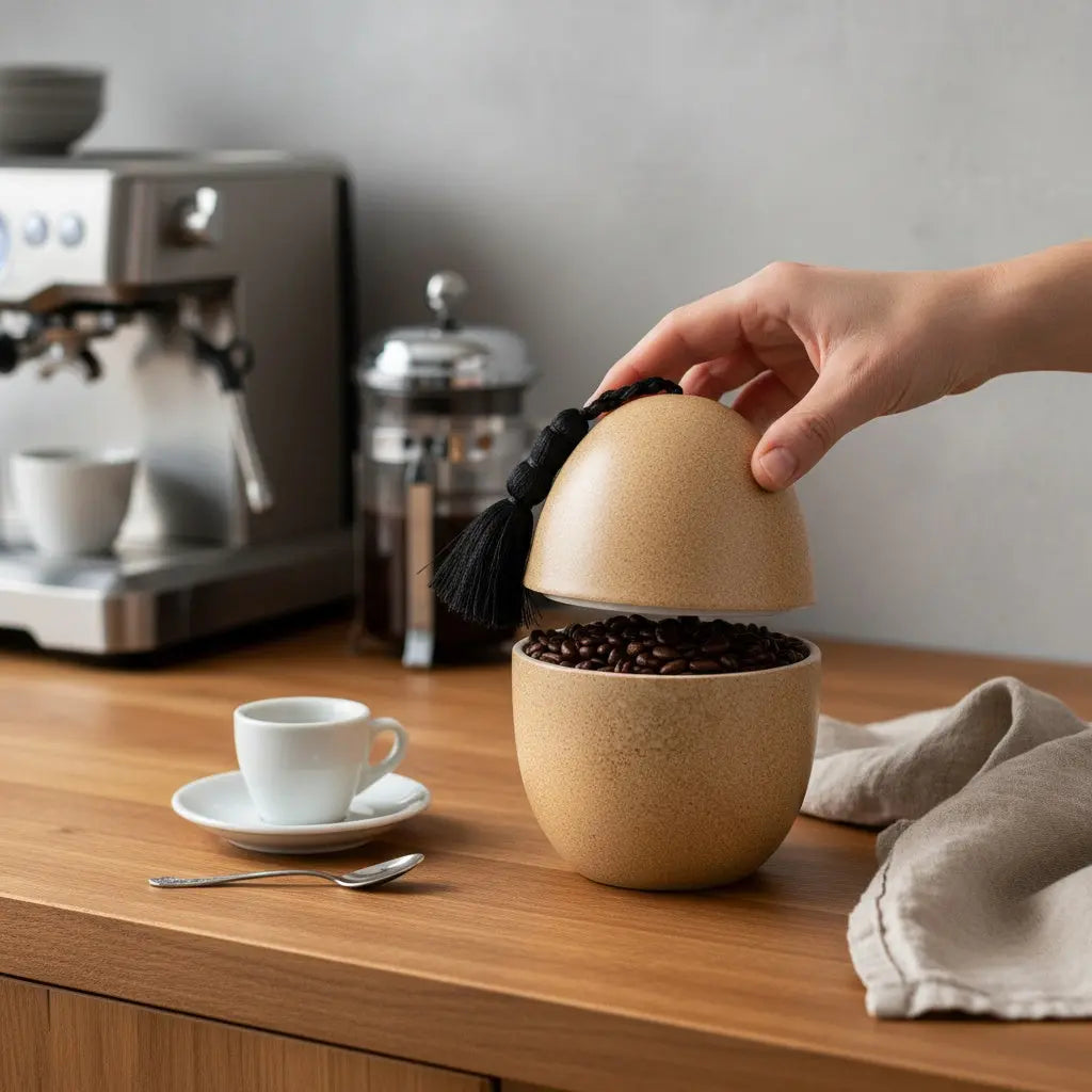 Βάζο Αποθήκευσης TOGO | Κεραμικό Με Καπάκι Phos & Gaia