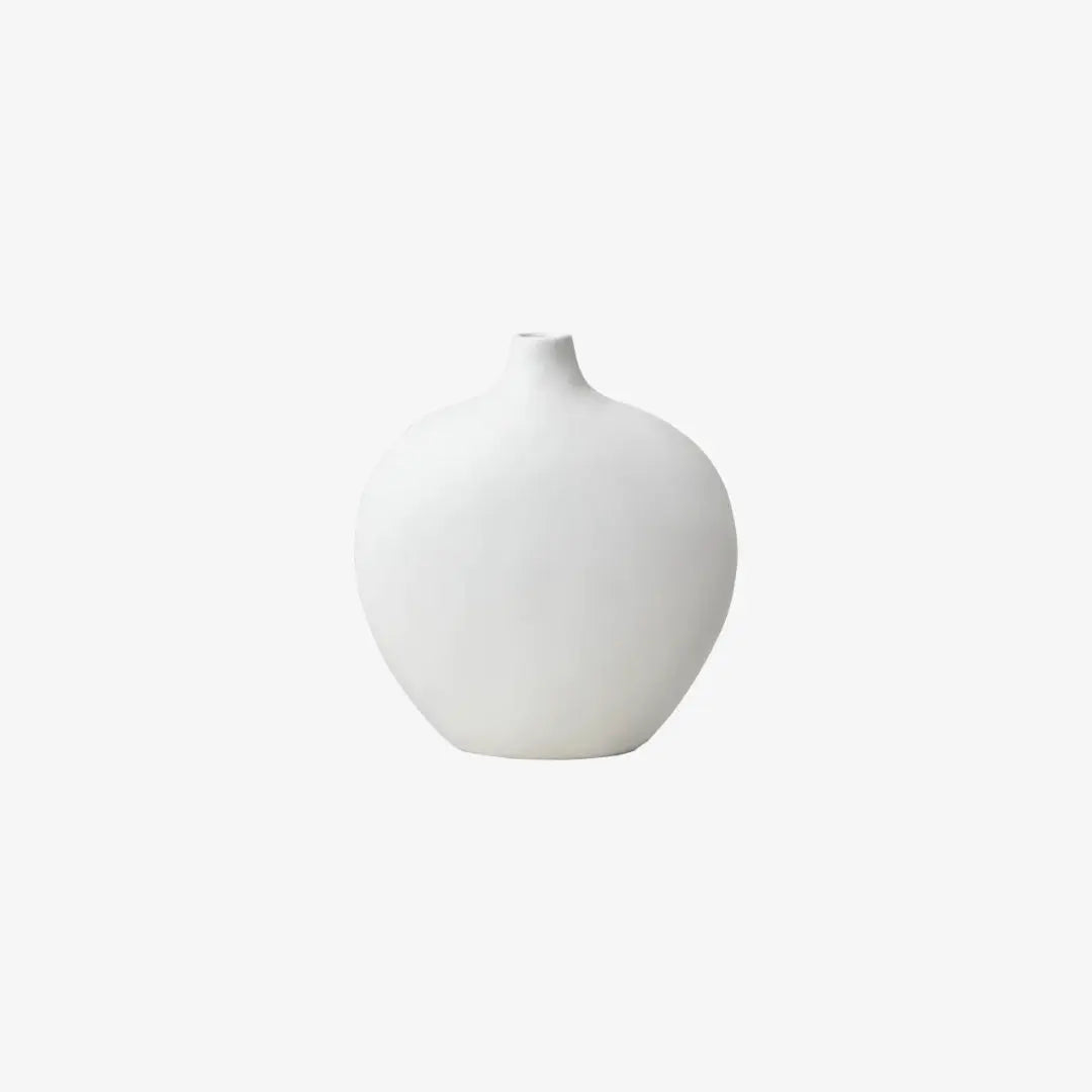 Βάζο COCOS small από stoneware με οργανική στρογγυλεμένη φόρμα