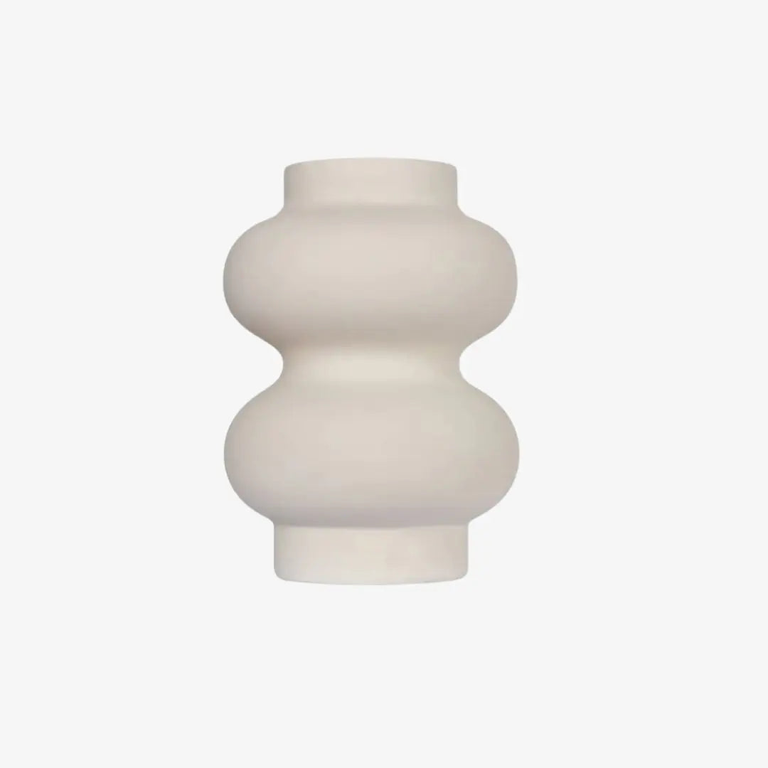 Κεραμικό Βάζο Double | Χειροποίητο με Ανάγλυφη Υφή Phos & Gaia