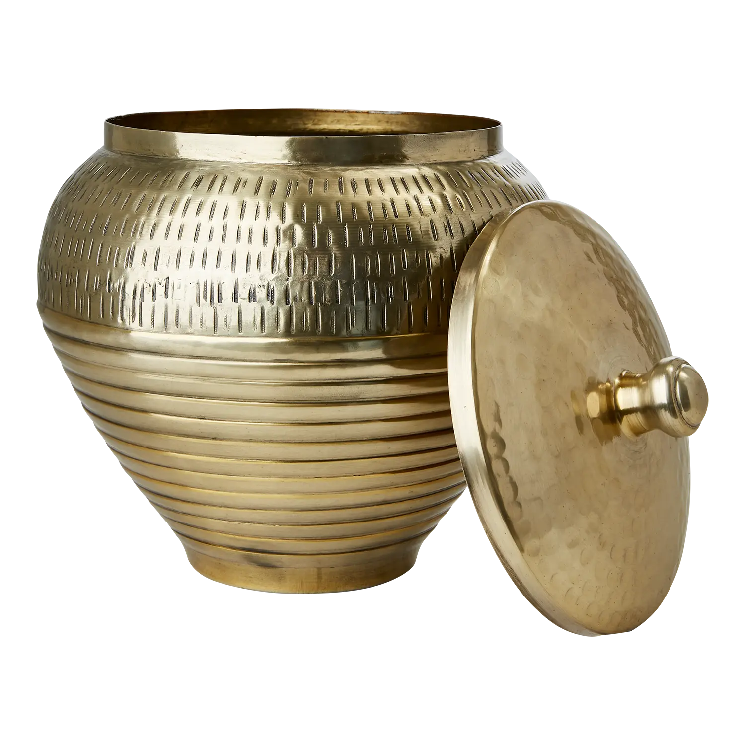 Βάζο ELDORADO | Με Καπάκι και Μεταλλική Υφή Phos & Gaia