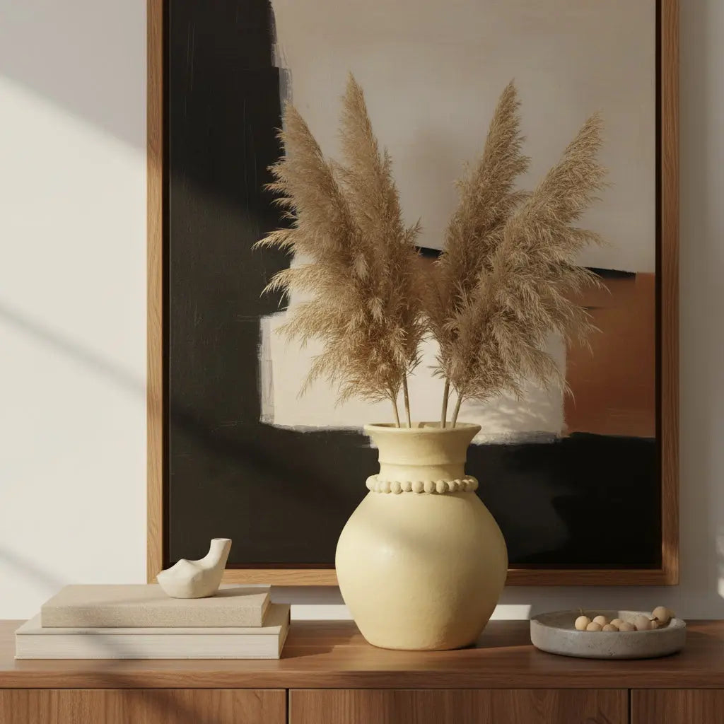 Βάζο Sisika | Με Ανάγλυφο Σχέδιο & Φυσική Υφή Phos & Gaia