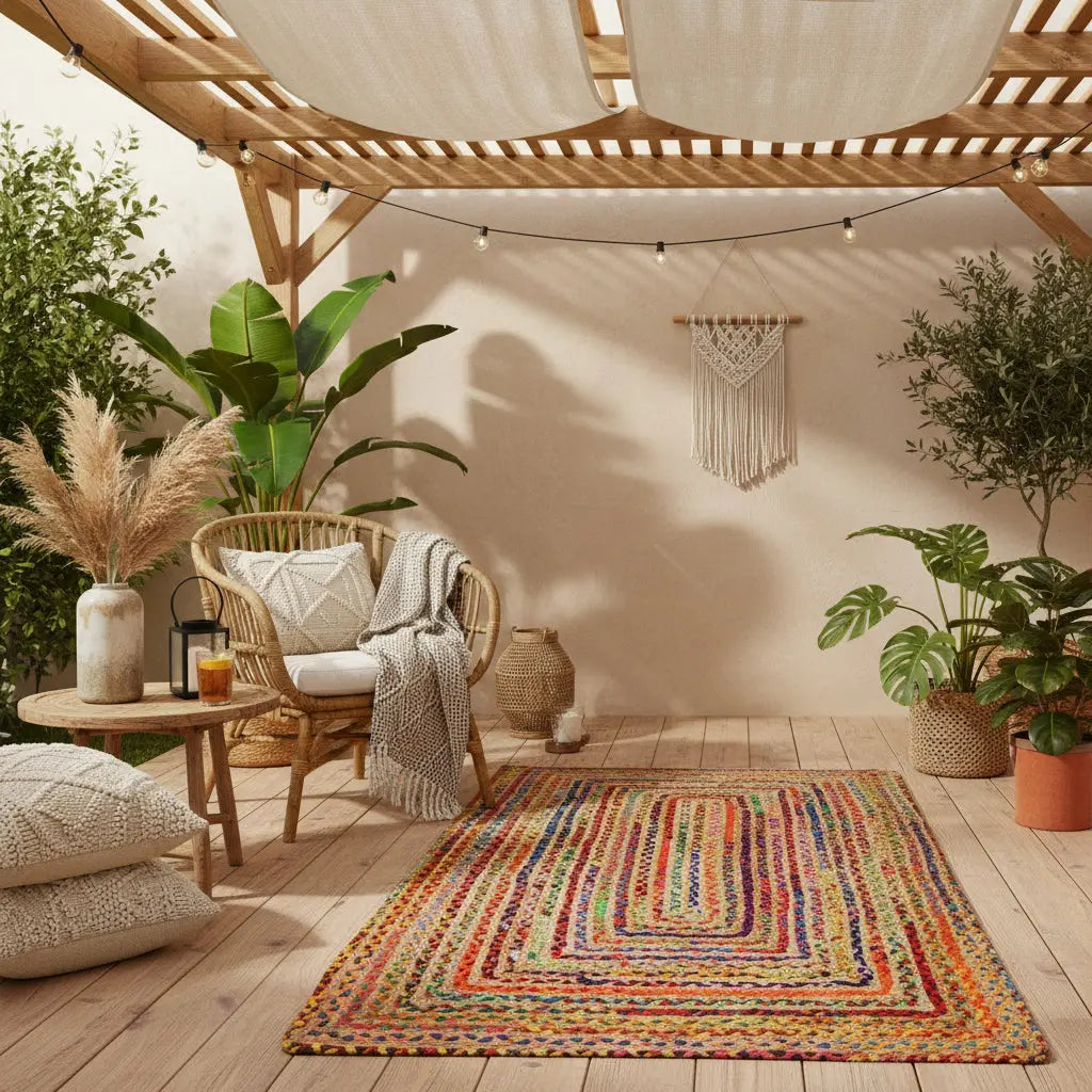 Χαλί Esha | Χειροποίητο από Φυσική Γιούτα Phos & Gaia