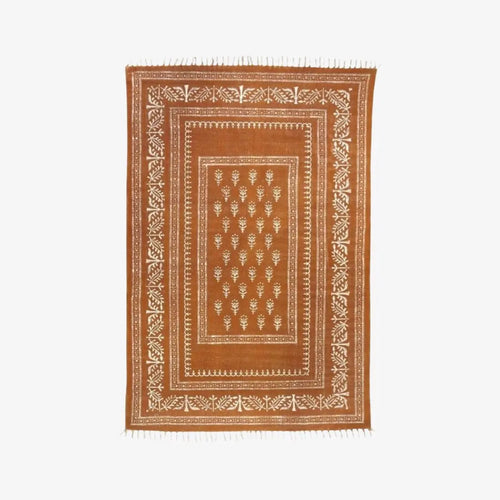 Χαλί Zafran | Χειροποίητο από Οργανικό Βαμβάκι με Vintage Σχέδιο - Phos & Gaia